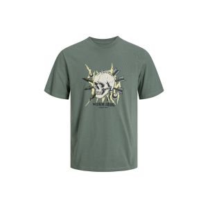 Jack & Jones Jorheavens T-Shirt SS Crew Neck Sn, Laurel Wreath, L Homme