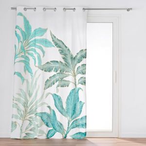 Douceur d'int&eacute;rieur, Rideau &agrave; Oeillets (140 x 260 cm) Vayana, Coton/Polyester Imprim&eacute;