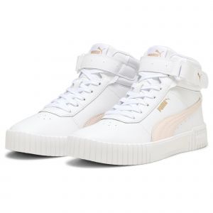 Puma Femme Carina 2.0 Mid Basket, Blanc givré Rose doré, 41 EU