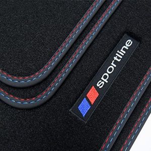 Sportline tapis de sol adapté pour BMW Série 3 E46 année 1998-2006