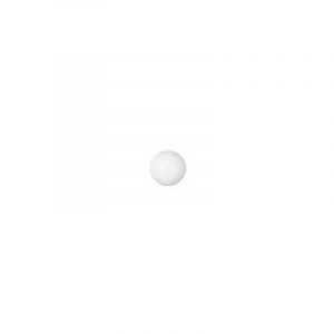 Eyepower Balles pour baby foot ensemble de 2 pi&egrave;ces - balle en plastique dur rude antid&eacute;rapant &Oslash;36mm 21g Blanc