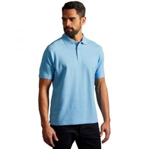 Image de Promodoro Polo supérieur Hommes, XS, bleu ciel