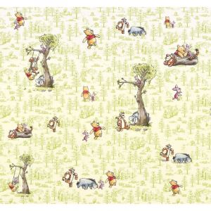 Image de Komar Papier Peint intissé Disney Winnie l'ourson et ses amis 300 cm x 280 cm