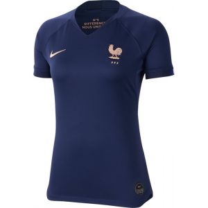 Nike Maillot de football FFF 2019 Stadium Home pour Femme - Bleu - Taille S - Female