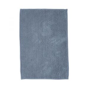 Image de Today Tapis de bain Bubble uni en Polyester Bleu ardoise 60x40 cm