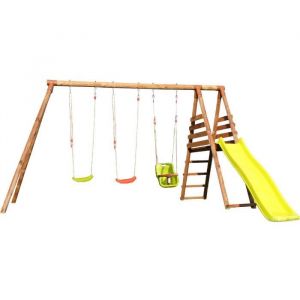 Image de Soulet Station ANTALYA - Portique balançoire avec siège bébé et toboggan