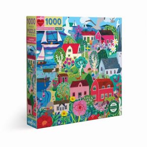 Image de Eeboo Puzzle 1000 pièces : Swedish Fishing Village