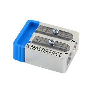 KUM AZ105.72.19-M Meisterwerk Taille-crayon long en néoprène avec 2 lames de rechange