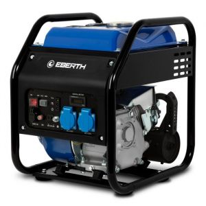 Eberth Générateur silencieux 3200 W Inverter, moteur à essence 7 CV, 4 temps, générateur électrique avec 2 prises 230 V et 2 ports USB