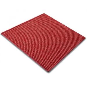 Tapis &agrave; griffer pour Chat Sisal Pour chats 50 x 50 cm Rouge