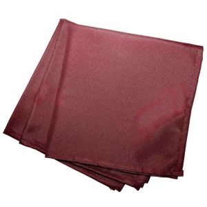 Lot de 3 serviettes Essentiel Bordeaux