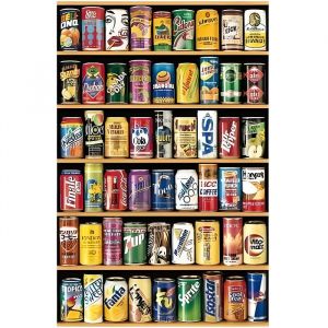 Educa Puzzle Adulte : Cannettes De Soda - 1500 Pieces Collection Boisson