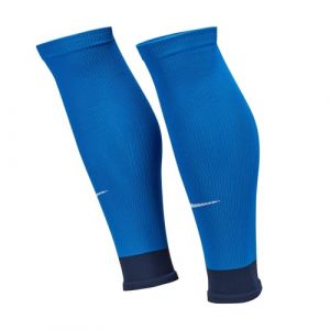 Nike U NK Strike SLV-Équipe Wc22 Jambières, Bleu Roi/Bleu Nuit/Blanc, L-XL Mixte
