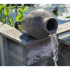 Kit fontaine solaire Amphore filtrante gros débit 2500 l/h maxi