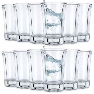 Verres &agrave; vodka en verre 40 ml, lot de 12.
