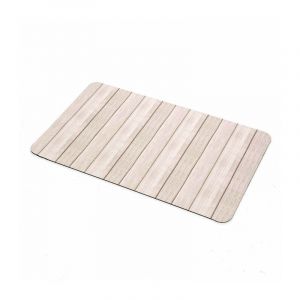 Tapis de Bain Imprimé Calista 50x80cm Naturel