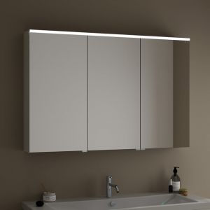 Burgbad Eqio Armoire de toilette, 3 portes, SPGS120RF2009,