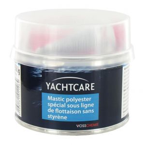 Yachtcare Mastic polyester spécial sous ligne de flottaison 500g avec durcisseur