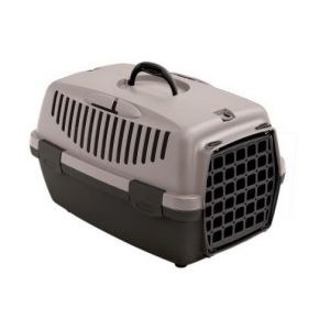 Zolux Panier de transport Gulliver - 46 x 28 x 30 cm - Gris ros&eacute;