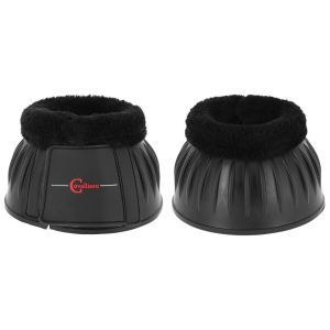 Covalliero Cloches de protection pour cheval en caoutchouc avec polaire (x2)