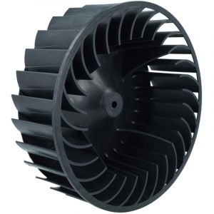 Vhbw Turbine de ventilation compatible avec Whirlpool AWZ10HPUK, AHIC999P, AHIC992, AZA_HP8002, AZA7210 s&egrave;che-linge, s&eacute;choir - H&eacute;lice 17,8 cm noir
