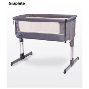 Caretero SLEEP2GETHER Lit cododo inclinable berceau bébé jusqu'à 9 kg Gris