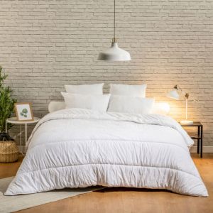 Bleu Câlin Couette - Légère - La Coton Bamboo Printemps Eté - 220x240cm