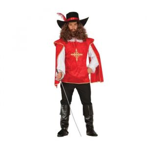 Fiesta guirca D&eacute;guisement De Mousquetaire Rouge Pour Homme (Taille M)