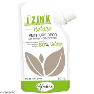 Image de Aladine Peinture déco Izink Nature taupe - 80 ml