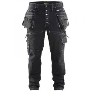Blaklader Pantalon de travail Cordura Denim stretch noir - X1900 - T.50 B