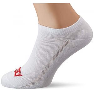 Levi's Lot de 3 paires de chaussettes basses Low Cut Batwing en coton mélangé blanches