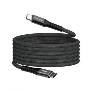 Verbatim Sync & Charge USB-C vers USB-C 60 W Magnétique 120 cm - Noir