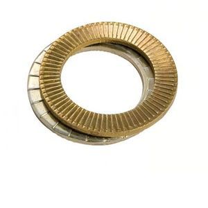 Fabory 37980080001 - Rondelle de blocage Nord-Lock zingué jaune M8