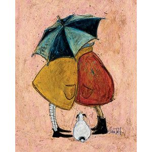 Sam Toft imprim&eacute;e A Sneaky One 40 x 50 x 3 8 cm