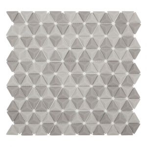 Mosaïque JIM en verre recyclé 3D camaieu de beige