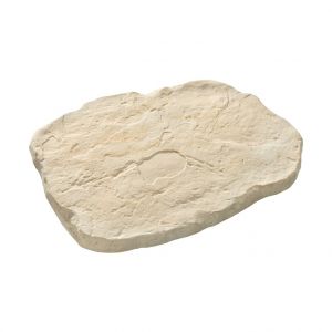 Hairie Grandon Pas japonais grand format en pierre reconstitu&eacute;e beige Aragon - 55 x 4