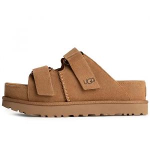 Mule UGG Goldenstar Hi pour femme | UGG UE in Brown, Taille 39, Daim