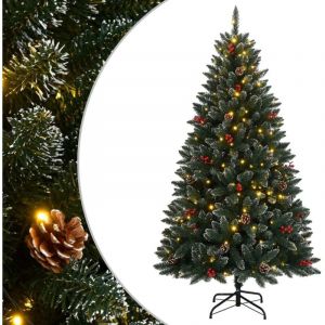 VidaXL Sapin de Noël artificiel 300 LED 240 cm