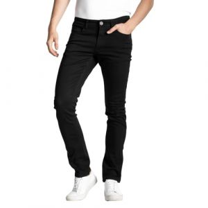 Rica Lewis Jeans RL80 Twill Stretch Coupe Droite ajust&eacute;e Couleur Couleur Noir Taille 44