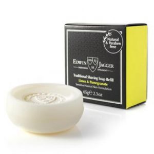 Edwin jagger Savon &agrave; barbe traditionnel - Citron vert & grenade