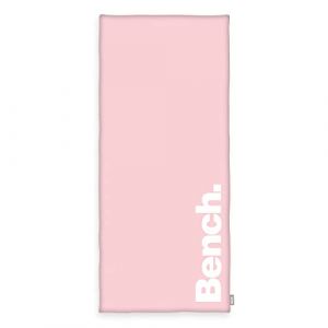 Image de Bench Serviette de Plage en Velours, Rose, 80 x 180 cm