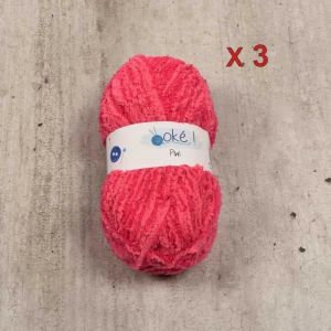 Fil à tricoter à tricoter PIWI - By Oké ! 609 Rose - 609 Rose