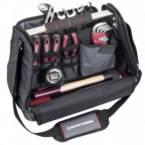 Kraftwerk Sac à outils avec poignée 390 mm, 30 pièces