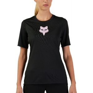 Image de Fox Racing Women's Ranger Short Sleeve head Cycling Jersey, Black