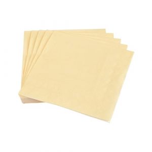 Homea Set de 20 Serviettes en Papier 3 Plis 33 x 33 cm Vitamine Cr&egrave;me