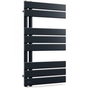 Blumfeldt Sèche Serviette Électrique - 320W Radiateur Mural en Acier, Design Moderne, Connecteur Latéral, Chauffe-Serviettes Intégré, Pour Salle de