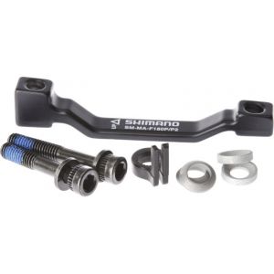 Shimano Unisexe – Adulte 1 Support de Frein & Adaptateur, Noir, Taille Unique