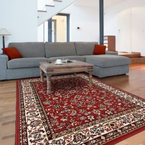 Unamourdetapis Tapis BC SANS MEDAILLON 160x225, par 160 x 225 cm Rouge