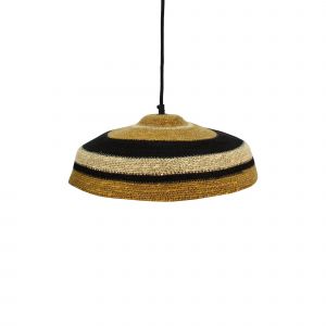 Now's Home Suspension en Jonc de Mer Trinidad naturel/noir - 45x13 cm