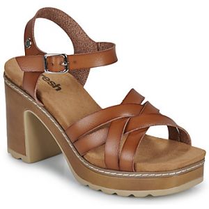 Refresh Pour femme. Sandales 171877 marron -Hauteur du talon 8cm